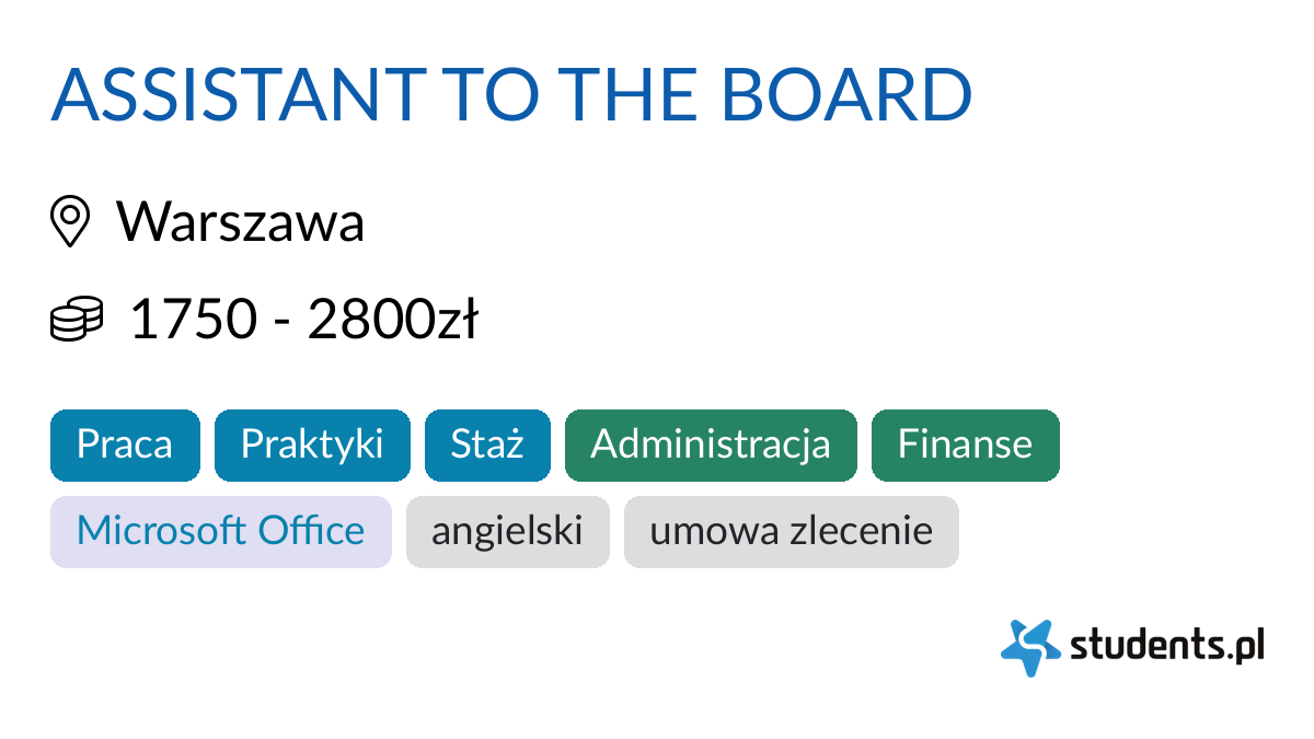 ASSISTANT TO THE BOARD W Cityland Construction Warszawa Oferty assistant-to-the-board-w-cityland-construction-warszawa-oferty