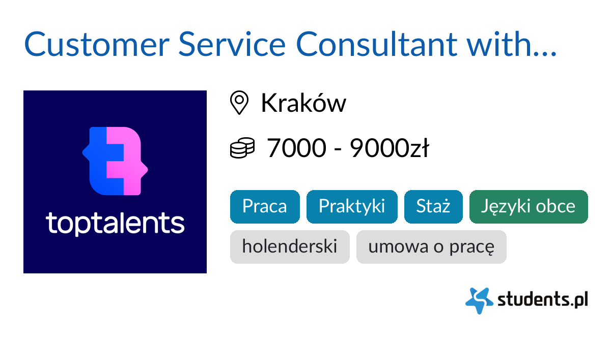 customer-service-consultant-with-dutch-w-toptalents-krak-w-oferty