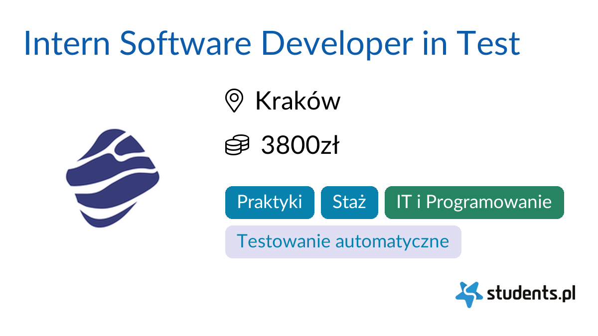 Internship Software Developer Krakow soptwers